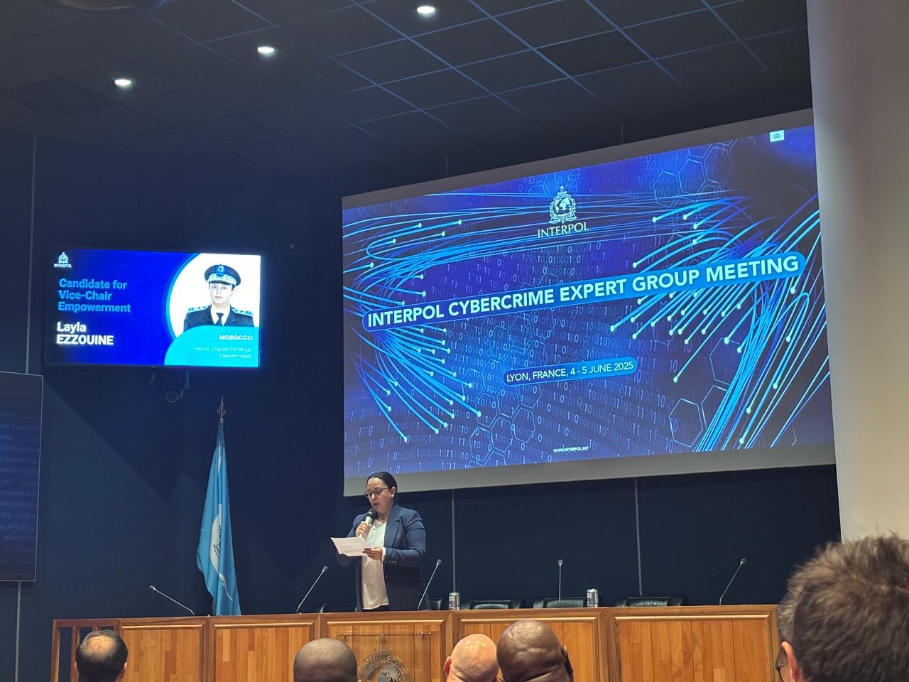 انتخاب شرطية مغربية نائبة لرئيس خبراء الإنتربول في مجال الجرائم السيبرانية