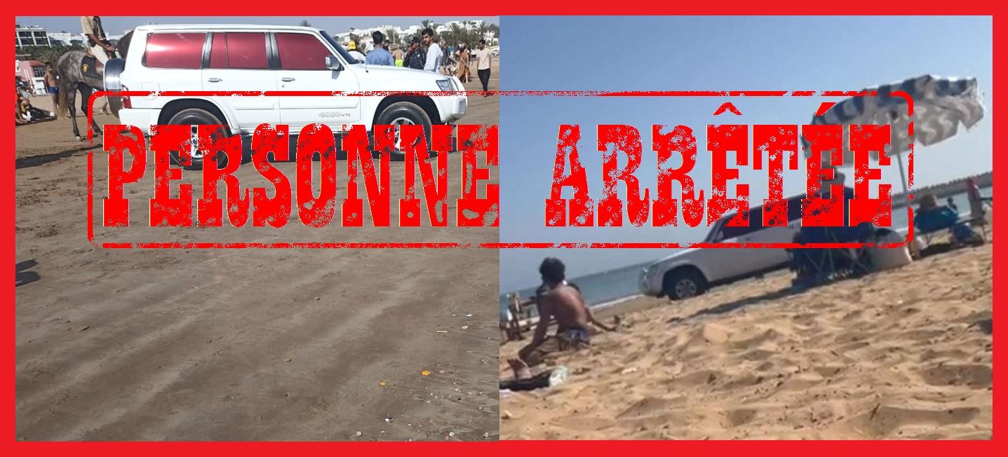 أمن أكادير يتفاعل بسرعة وجدية مع مقتحم شاطئ بسيارة ذات ترقيم أجنبي